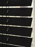 Holzjalousie 50mm - Softline - Schwarz