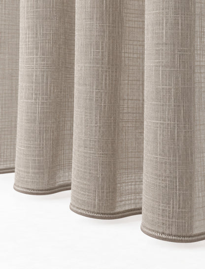 Gardinen - Malmo leinenlook - Taupe