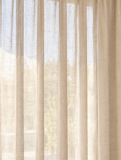 Gardinen - Malmo Leinenlook - Beige