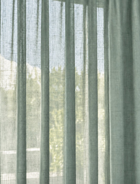 Gardinen - Malmo Linnelook - Pure White
