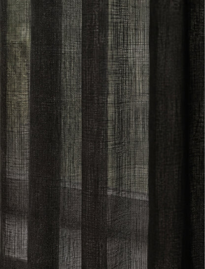 Gardinen - Malmo Linnenlook - Black