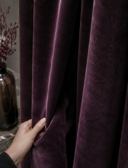 Samtvörhang Purple