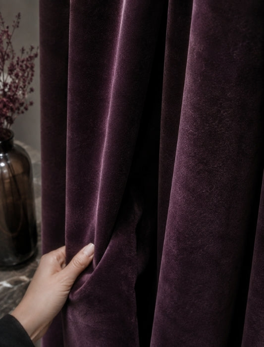 Samtvörhang Purple