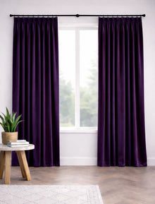 Samtvörhang Purple