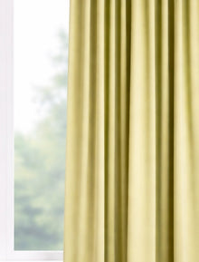 Samtvörhang Pastel green