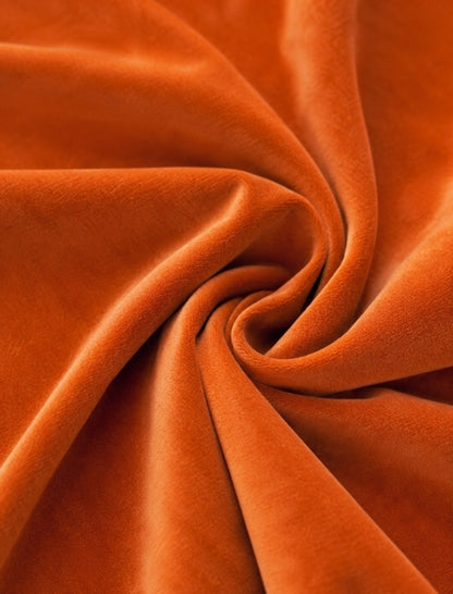 Samtvörhang Orange