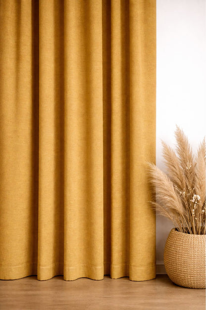 Leinenvorhang - Verona Ochre