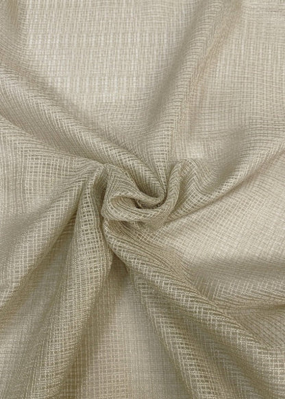Crystal inbetween Metallic beige - Maatwerkgordijnen.nl